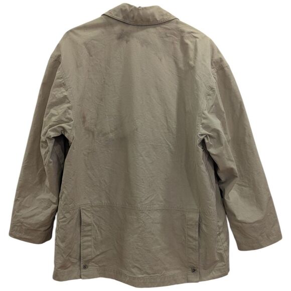 Atlantic Rancher Men's M Tan 100% Cotton Chore Coat Outdoor Waterproof - Picture 2 of 15